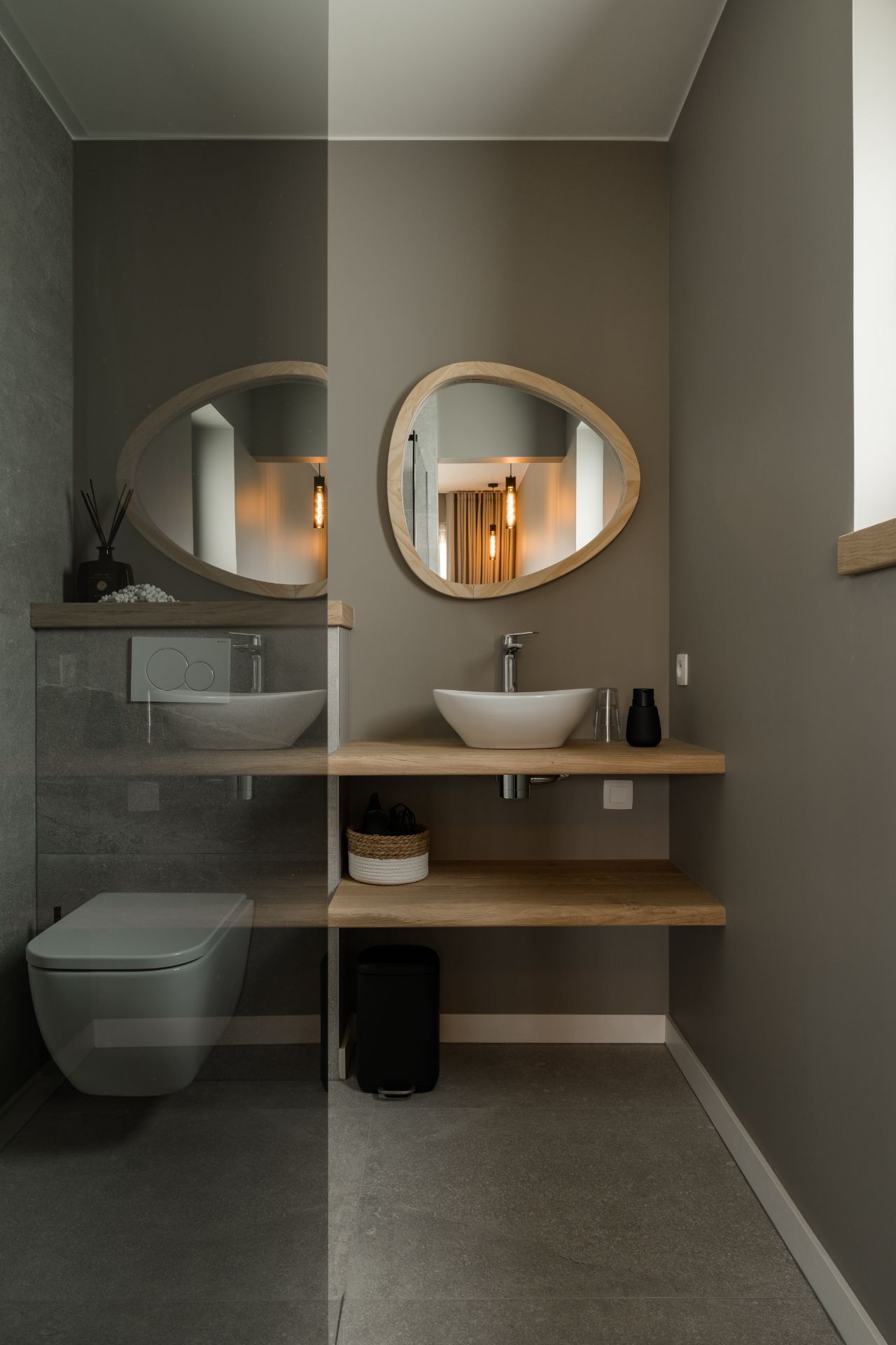 Moderne vakantiewoning badkamer